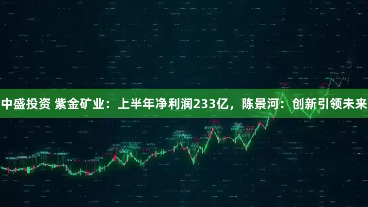 中盛投资 紫金矿业：上半年净利润233亿，陈景河：创新引领未来